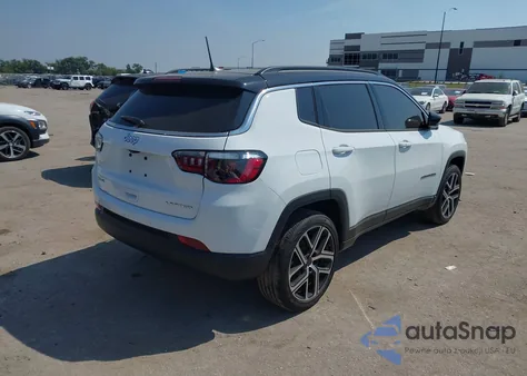 2025 Jeep Compass Limited 4X4 из США, поврежденный, VIN 3C4NJDCN0ST610620